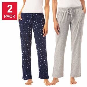 New! Lucky Brand 2-pack Ultra Soft Jersey Relaxed Fit  Lounge Pajama Pants